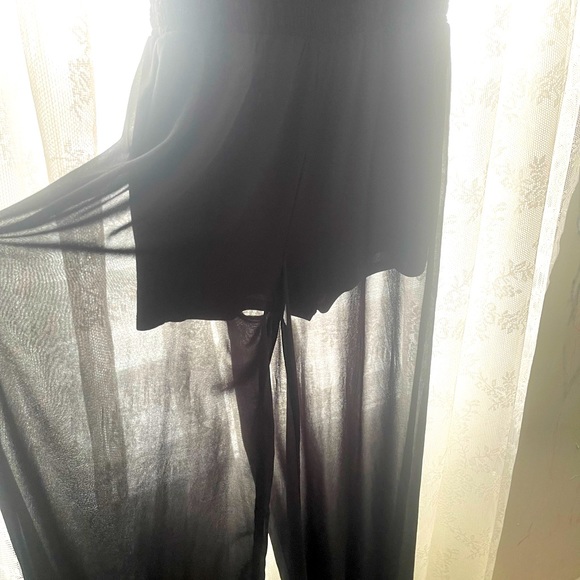 🖤 Black Sheer Jumpsuit 🖤 - Picture 6 of 8